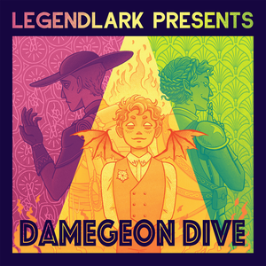 Dame-Geon Dive Album Art Shimmer Print