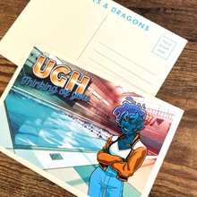 Load image into Gallery viewer, Fran College AU Postcard